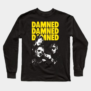 The Damned retro Long Sleeve T-Shirt